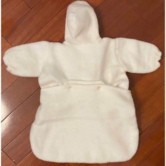 VTG I.MAGNIN Baby Coat Sack 6-12 Months Snowsuit Jacket 2 Piece Bunting ITALY - Picture 4 of 9